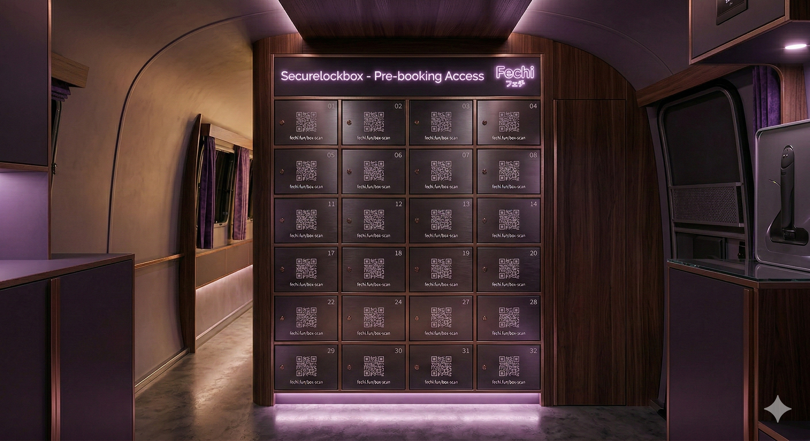 KI: Verstautes Equipment (Locker)